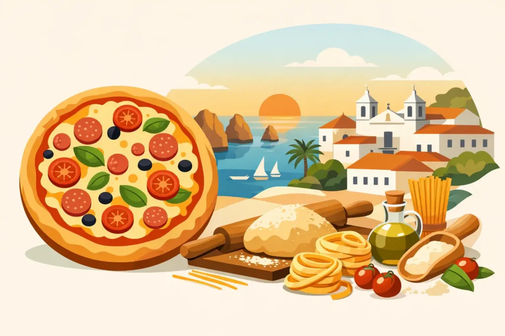 Pizzaria Lagos Menu de pizzaria em Lagos com massas