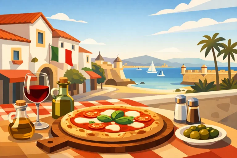 Onde comer pizza italiana no centro de Lagos