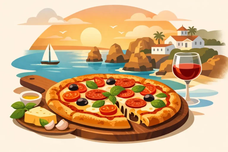 Pizza artesanal crocante em Lagos