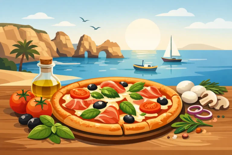 Pizzas com ingredientes frescos em Lagos