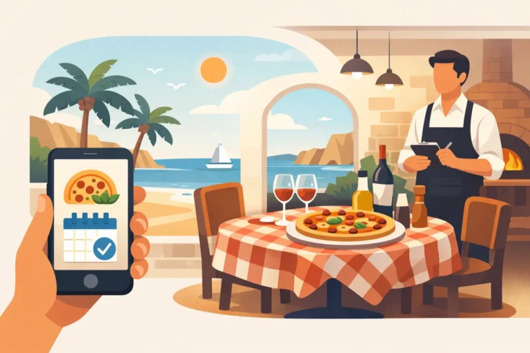 Como reservar mesa numa pizzaria em Lagos